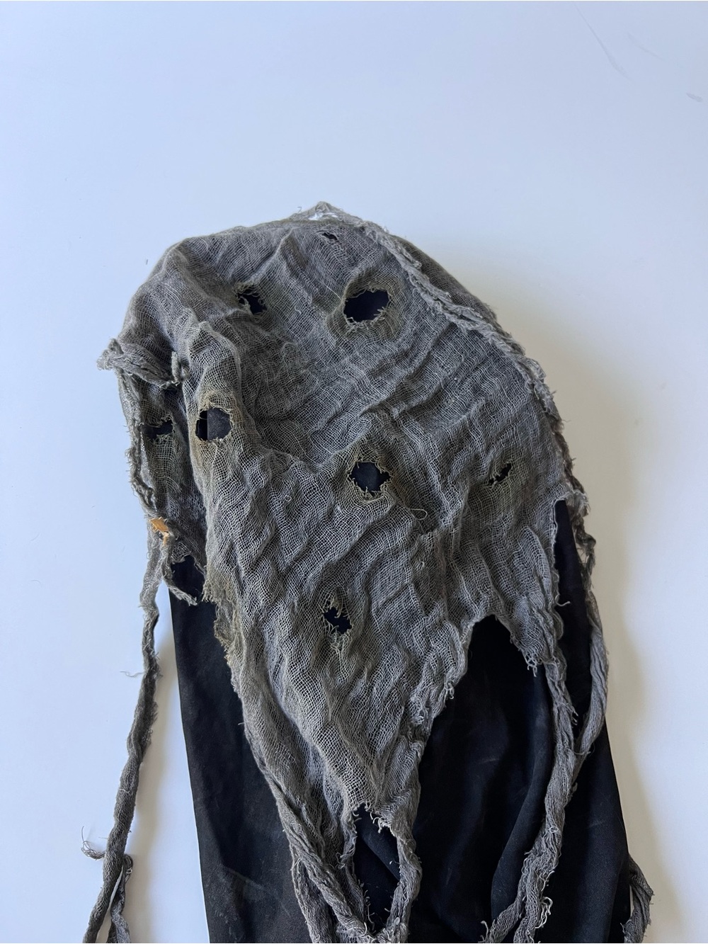Spooky Gray Stone-Look Mask - Picture 3 of 3